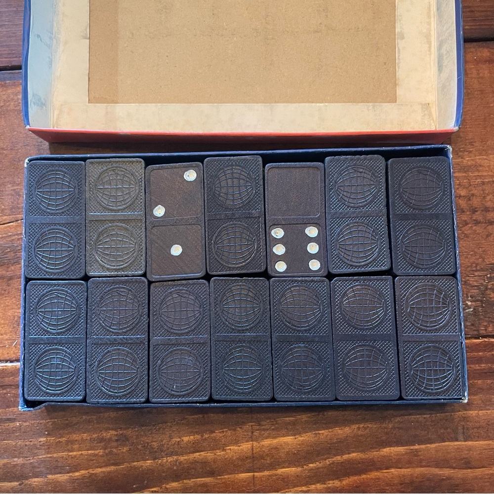 Vintage Hansen‎ Double Six Dominoes Set - Picture 3 of 4